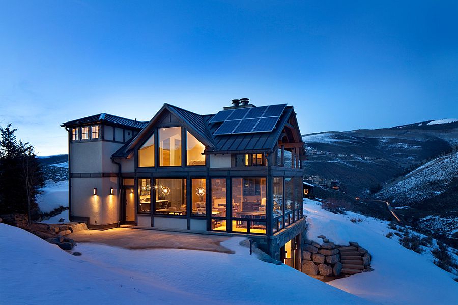 Потрясающий дизайн-проект дома в горах Колорадо