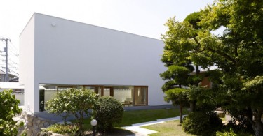 Реконструкция дома-сада в Японии