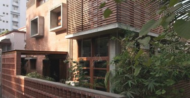 Проект зелёного дома в индийском стиле