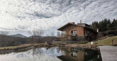 Проект дома в горах Haus Wiesenhof от Gogl Architekten