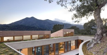 Проект дома в холме Residence Hillside от Turnbull Griffin Haesloop Architects