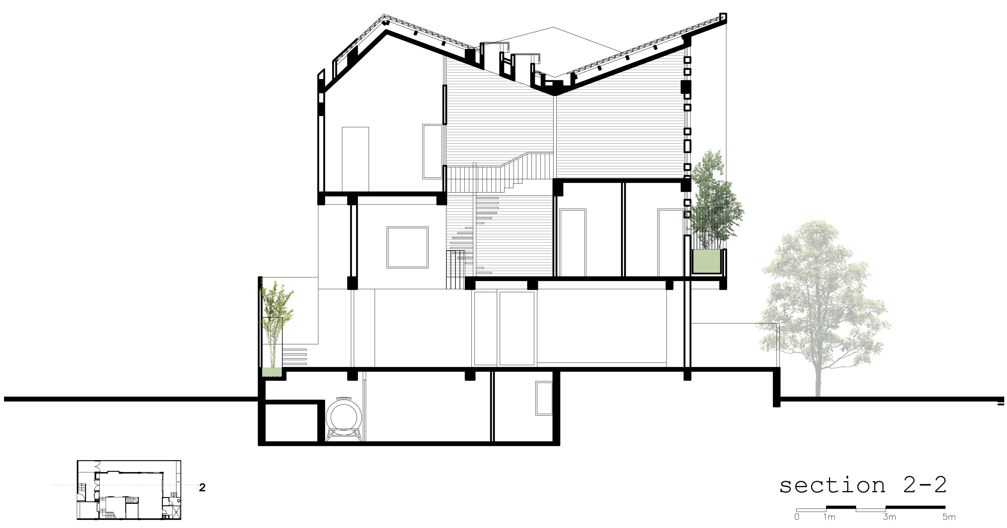 План схема частного дома 2H House
