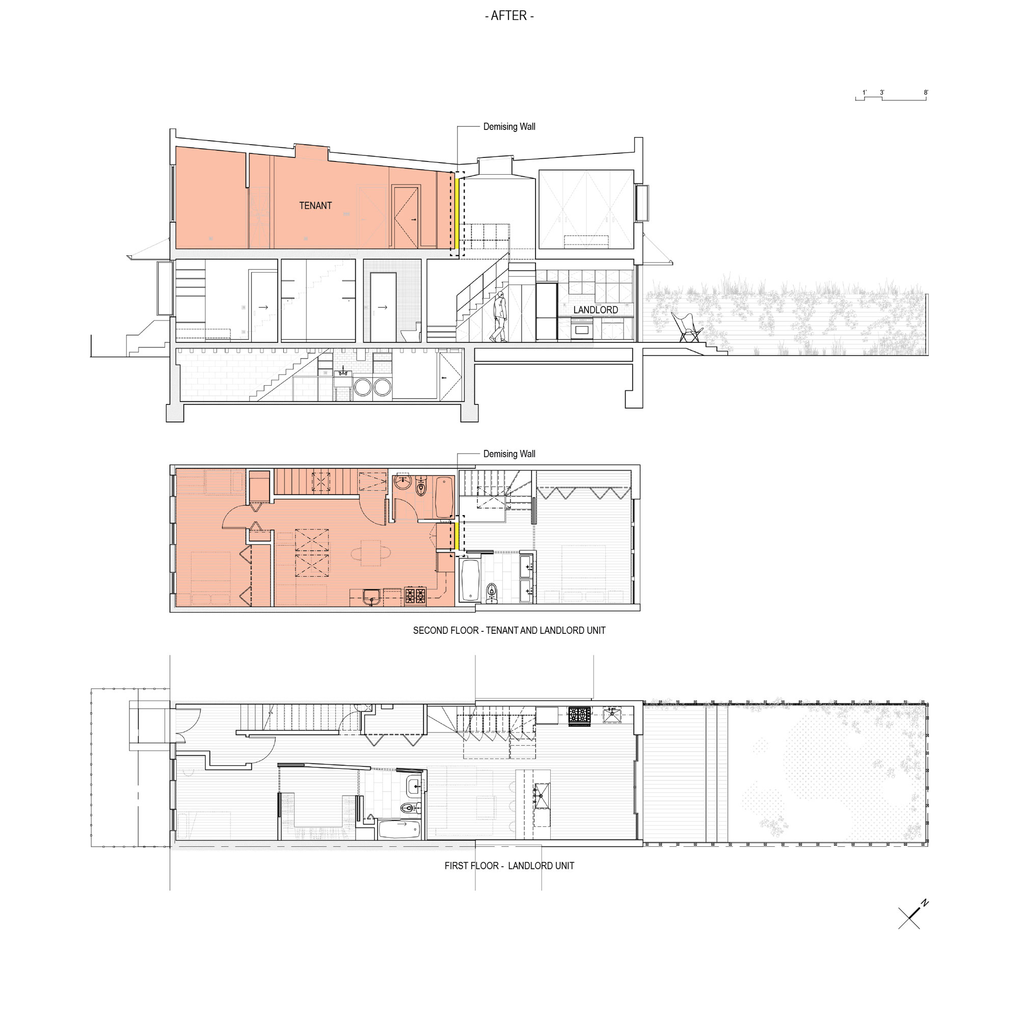 План схема Brooklyn Row House