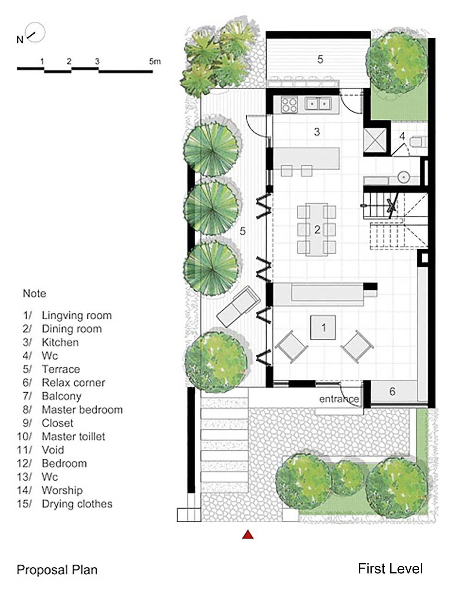 План схема городского дома EPV