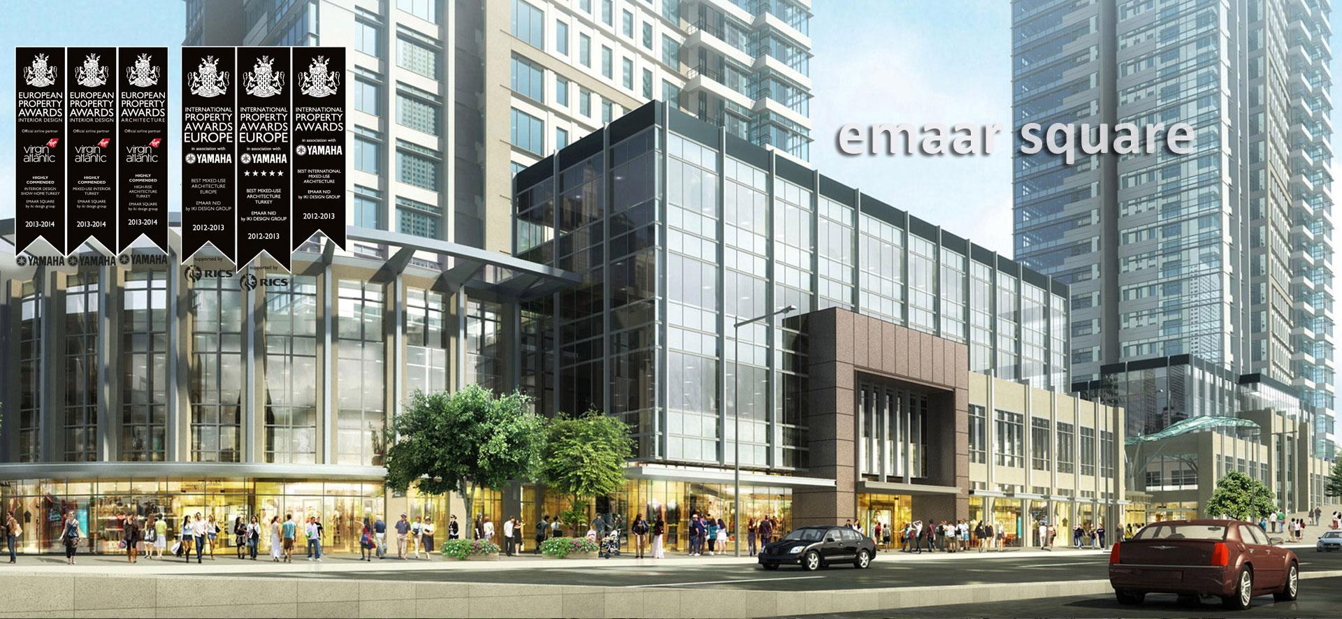 Визуализация проекта нового квартала Emaar Square