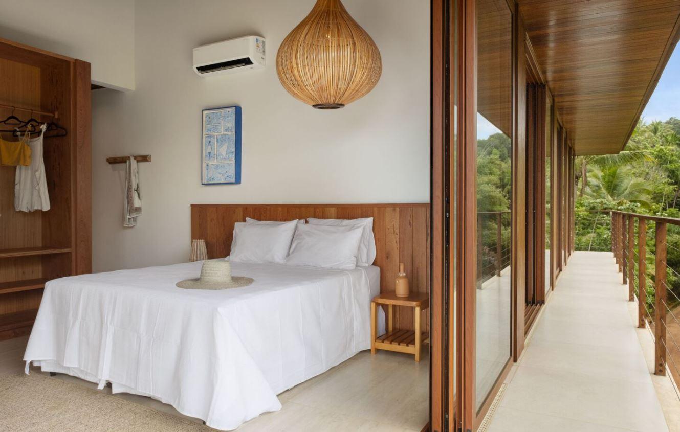 Спальня с видом на джунгли