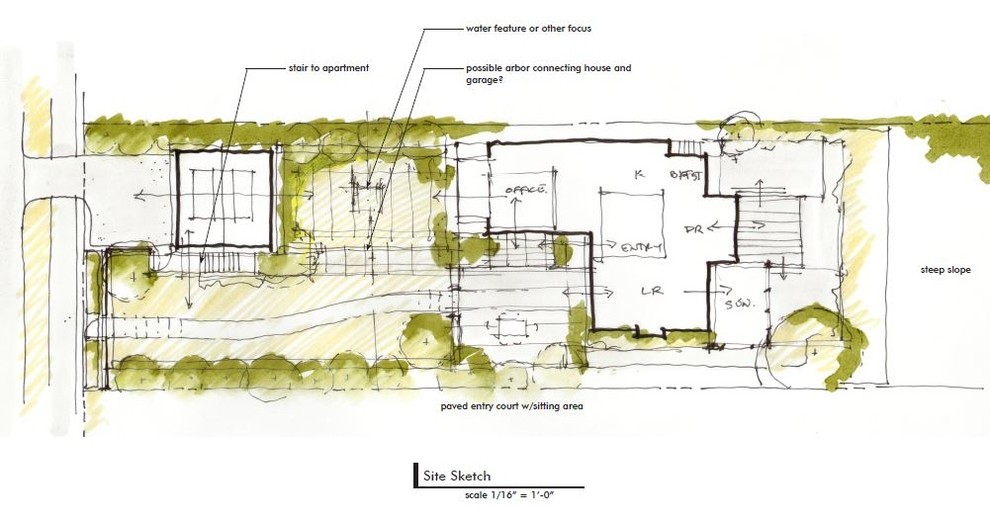 План схема жилого дома Book House
