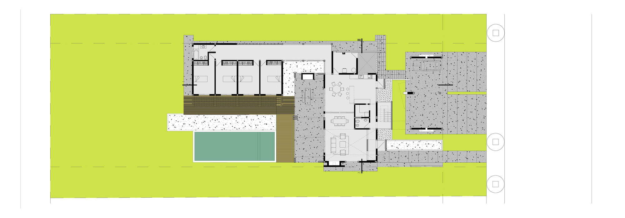 План схема виллы Casa La Santina