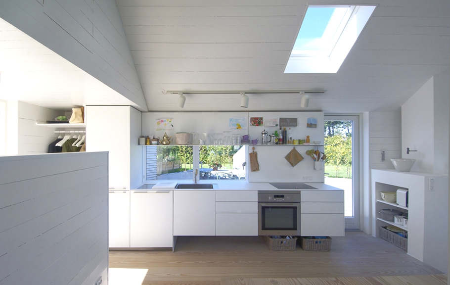 Дизайн интерьера кухонной зоны дома в Норвегии