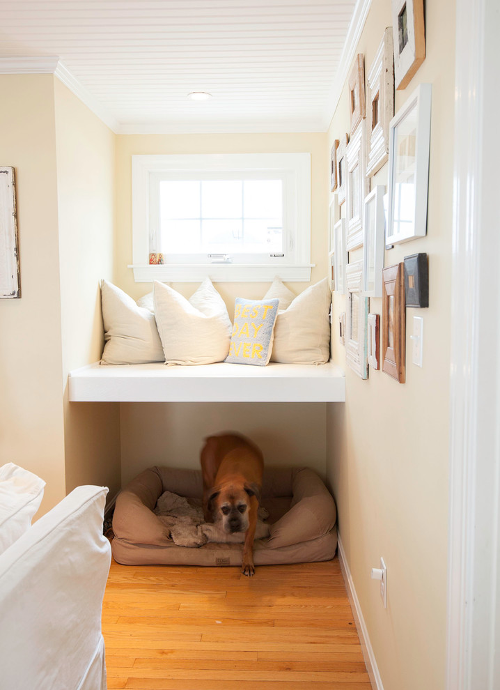 Спальное место собаки в дизайне интерьера частного дома