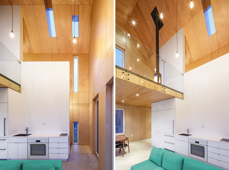 Дом с деревянным фасадом от Design Base 8: кухня