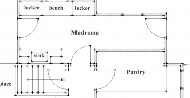 План схема этажа частного дома