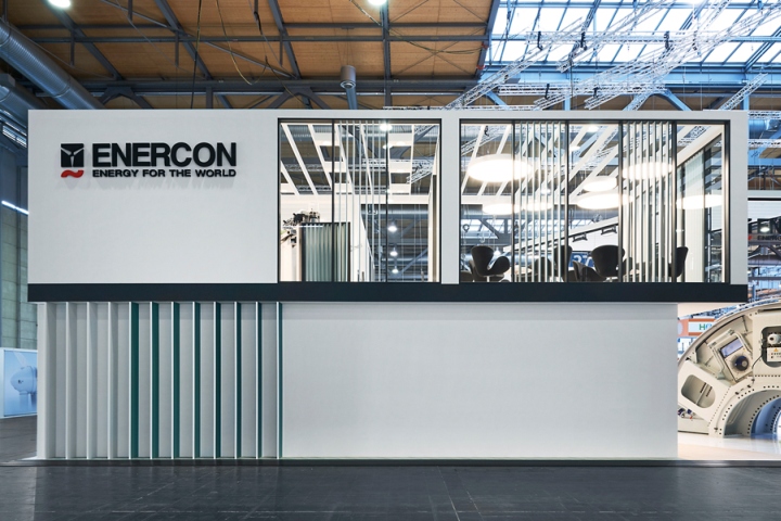 Оформление выставки продукции Enercon