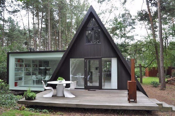 Роскошный дизайн дома с террасой