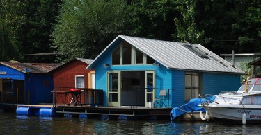 Проект плавучего дома Houseboat в Праге