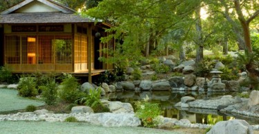 Ландшафтный дизайн дворика в японском стиле