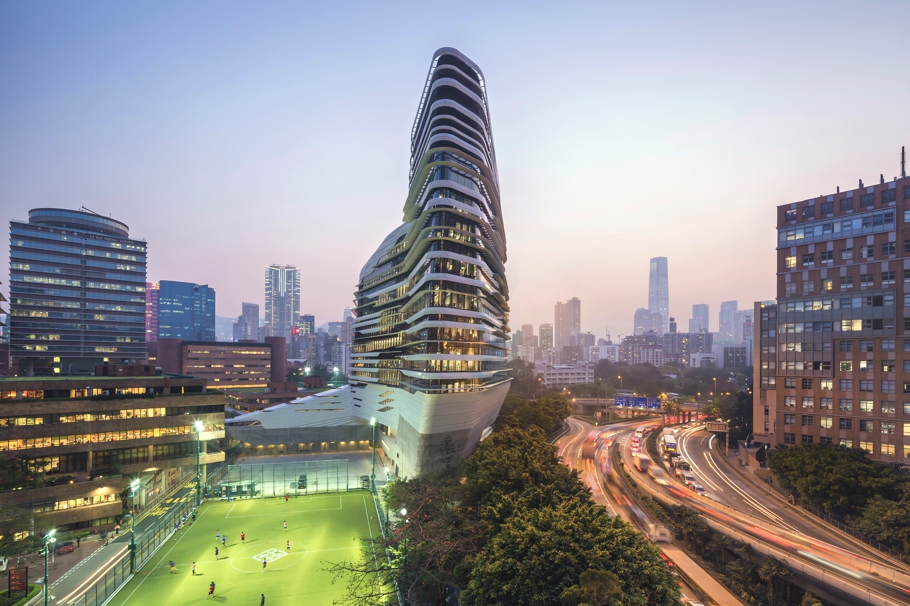 The Jockey Club Innovation Tower в Гонконге