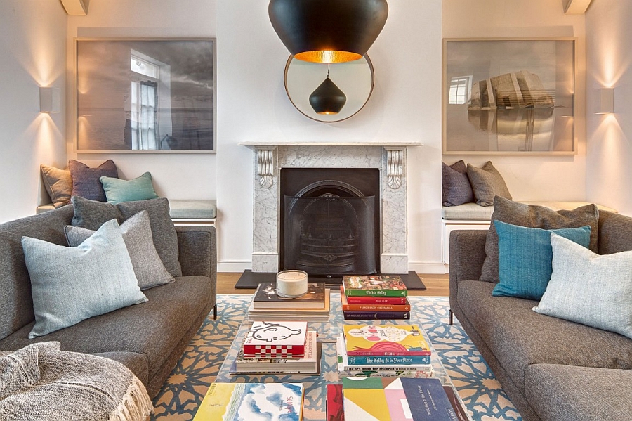 Стильный дизайн интерьера дома в Лондоне
