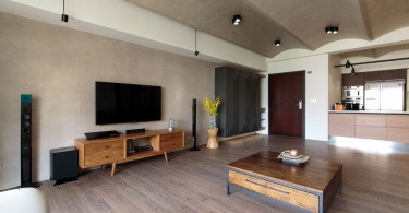 Дизайн интерьера гостиной особняка Liu Residence