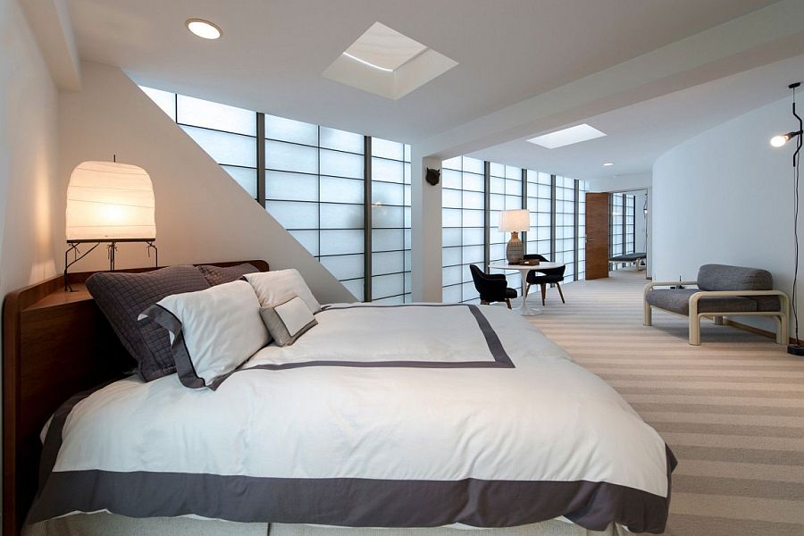 Роскошный дизайн просторной спальни