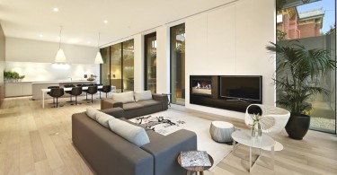 Дизайн интерьера гостиной в частных апартаментах