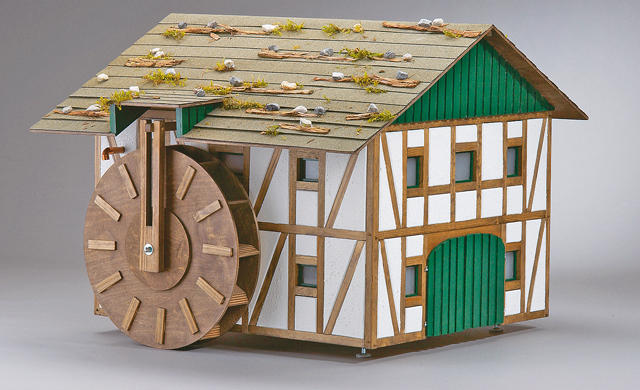 Создание модели мельницы на садовом участке
