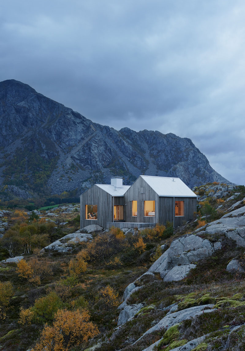 Необычные проекты домов: коттедж на острове возле Норвегии