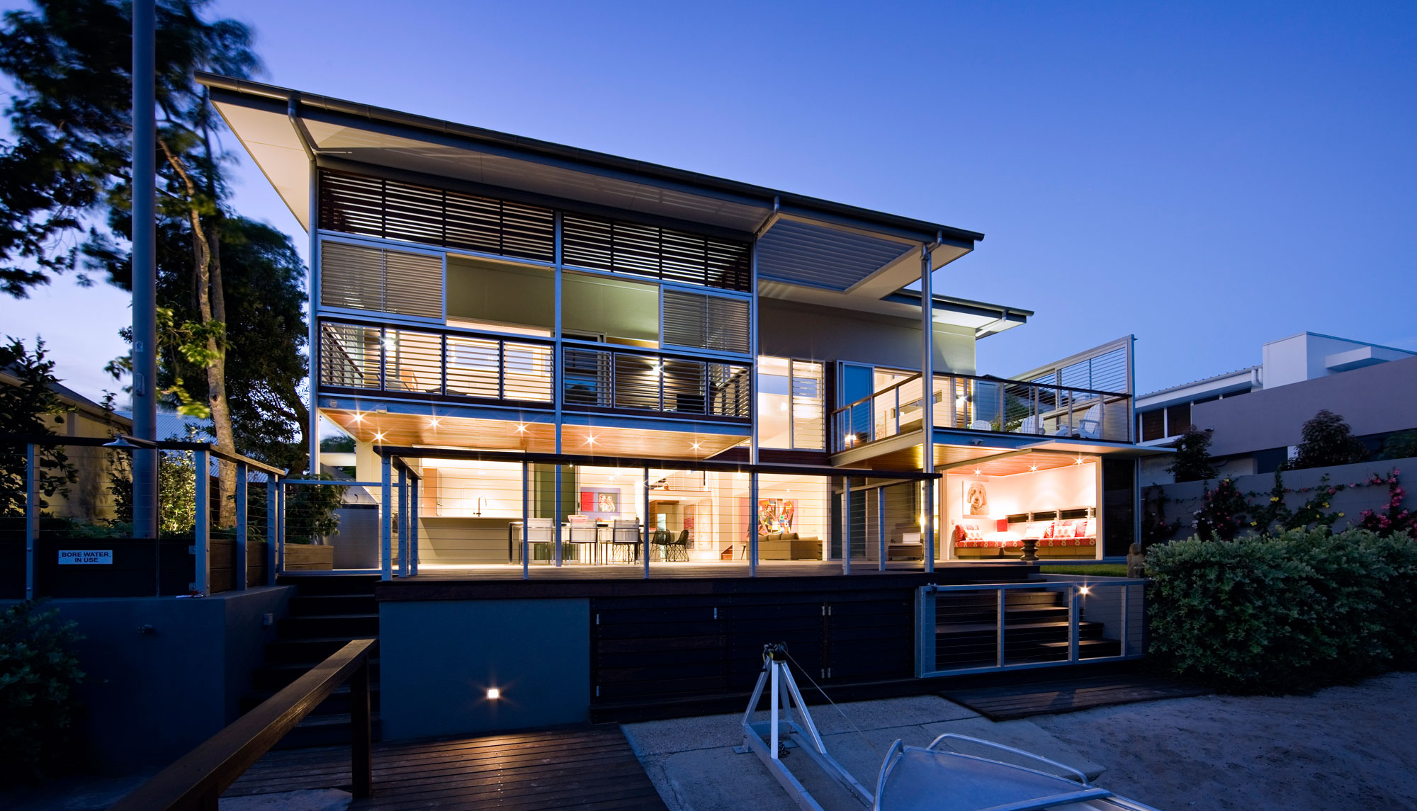 Коттедж Noosa Sound House на берегу реки - от Bark Design Architects, город Queensland, Австралия