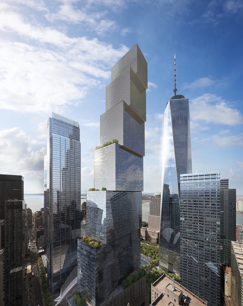 Проекты Бьярке Ингельса, молодого архитектора из Дании - Two World Trade Center. Фото 1
