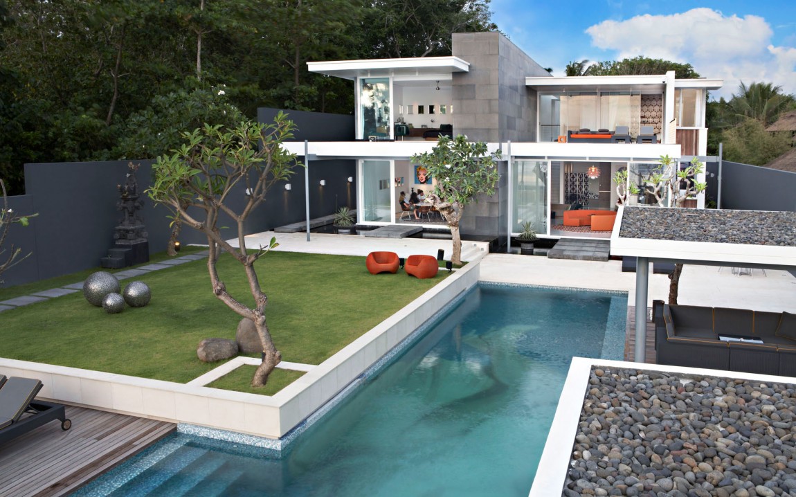 Самые красивые дома с бассейном - Фото 30