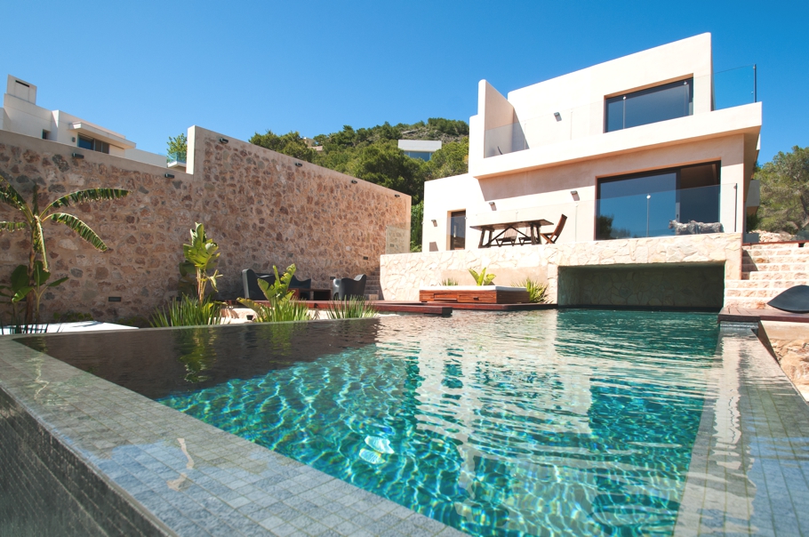 Самые красивые дома с бассейном - Фото 31