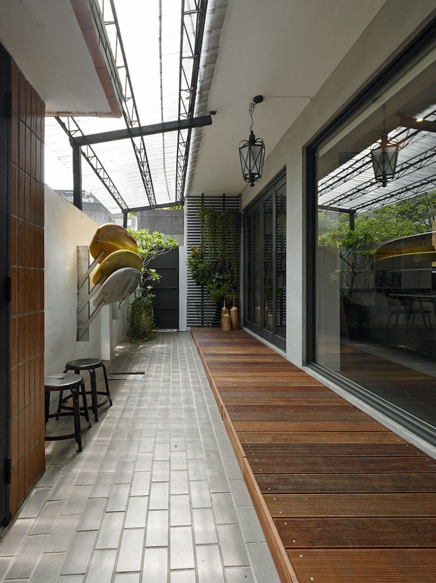 Серый цвет в интерьере дома в Тайване