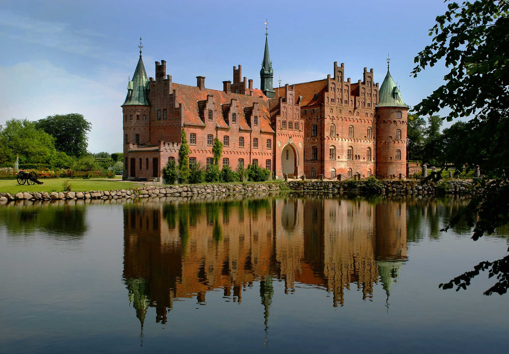 Egeskov Castle, Island of Funen, Denmark