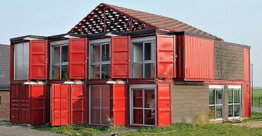 Дизайн дома из контейнеров по проекту Патрика Партуш