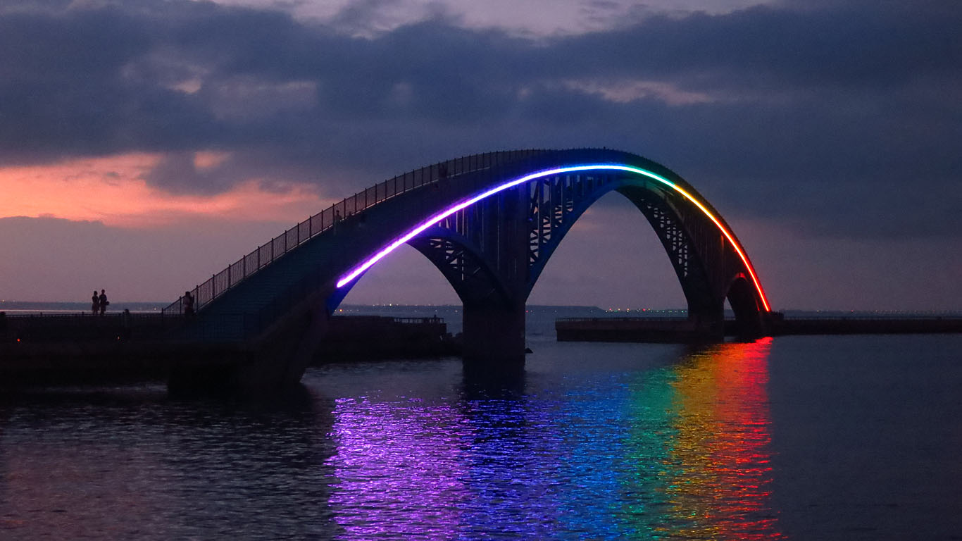 Радужный мост в Тайвани - Фото 2