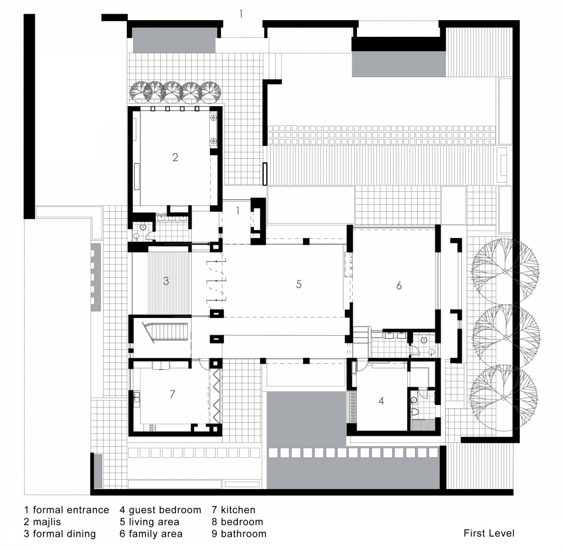 План схема помещений первого этажа