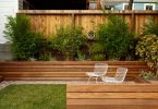 Ландшафтный дизайн: деревянные ящики для сада