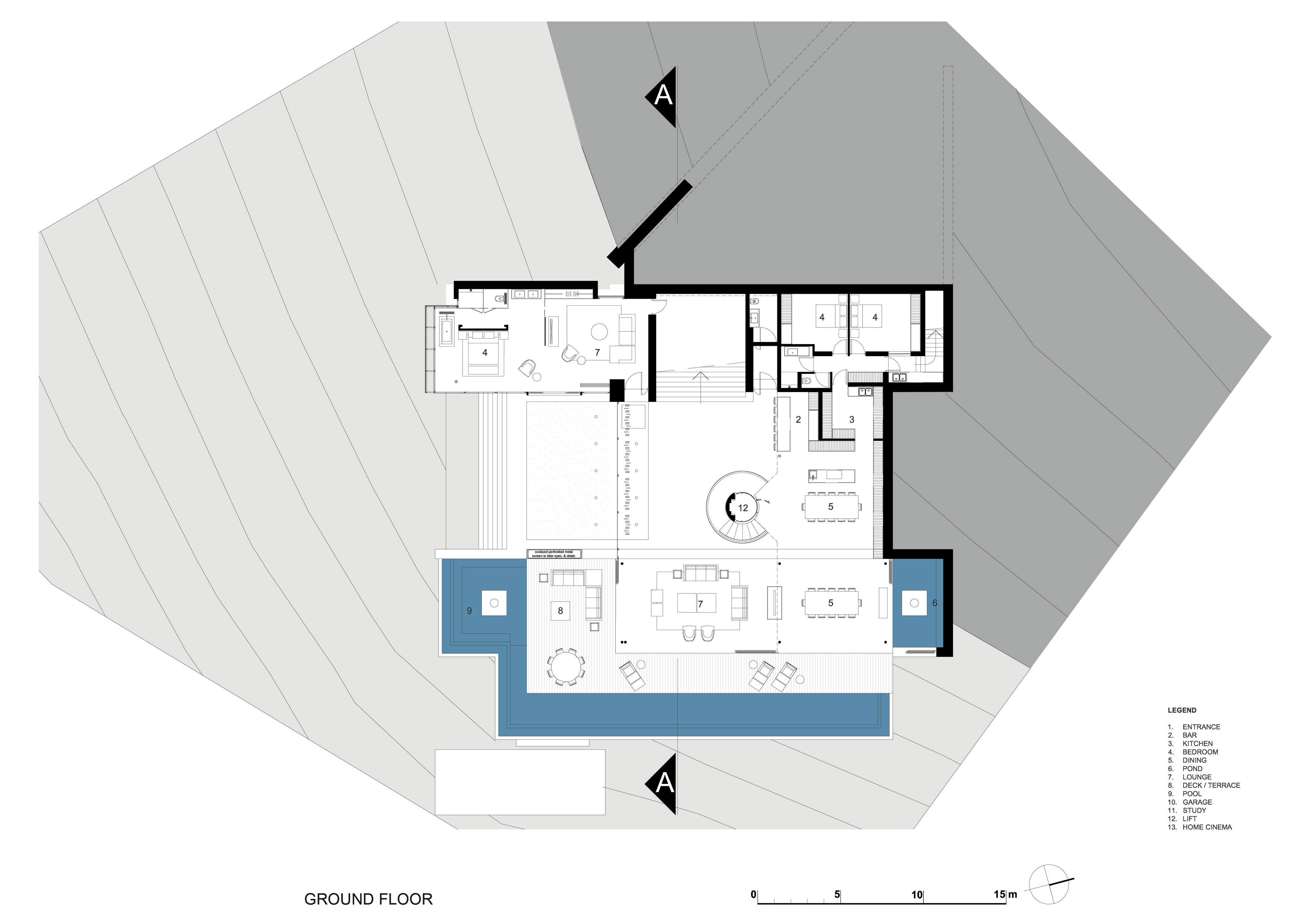 План схема частного дома Cove 3